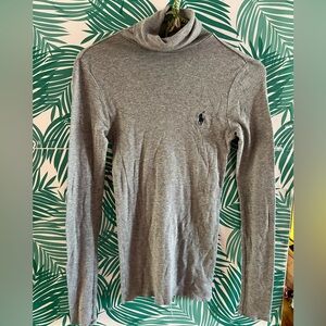 Polo Ralph Lauren turtle neck soft cotton gray